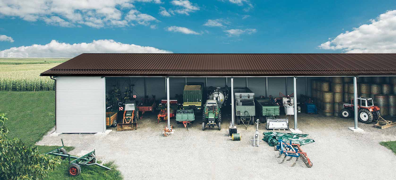 Pločevinaste kritine Petrovič | Kritina Trapez 40 - referenčni objekt